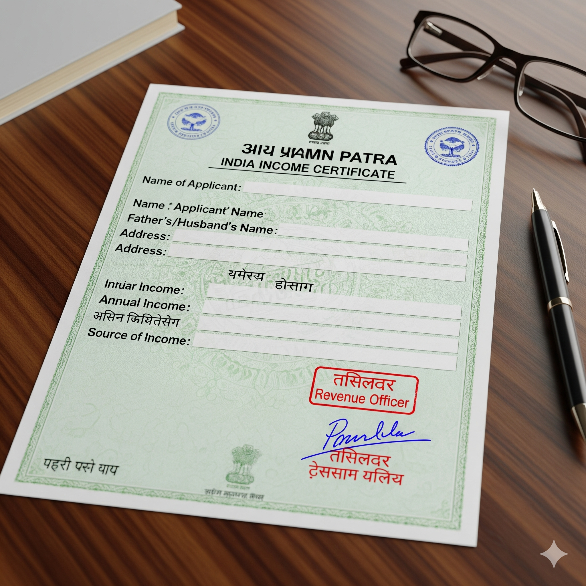 Income Certificate