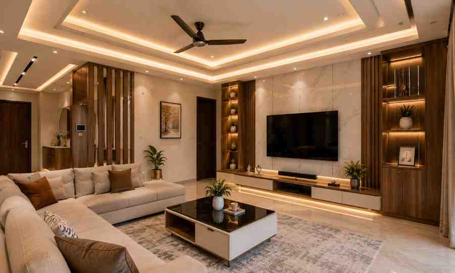 False Ceiling & Furniture