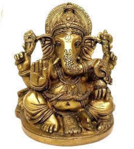 Brass Shri Ganesh Murti