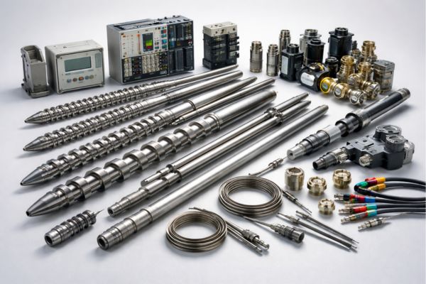 Injection molding spare parts